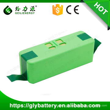 Geilienergy Nuevo producto Alta capacidad 14.4V 5200mah Li-ion Roomba Cleaner Battery